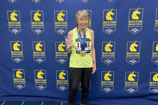 Carol's Boston record and her Pep Electrolytes routine