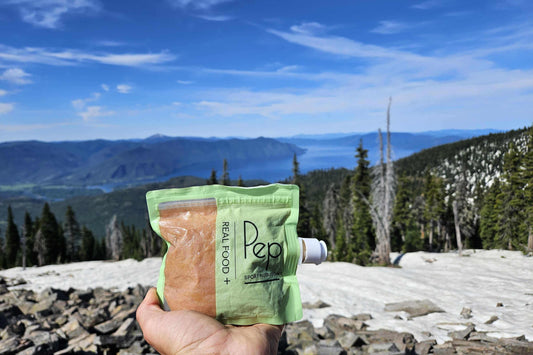 How to fuel a 4-hr mountain run with Pep @120g Carbs/hr